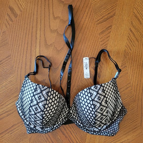 NWT New Very Sexy Plunge Bra Victoria's Secret 36C New Lightly Lined Halter - Picture 2 of 16